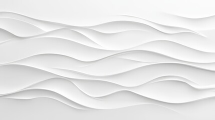 Obraz premium Seamless Texture Pattern With Simple Wave Forms Monochromatic in White Color Modern Minimal Design