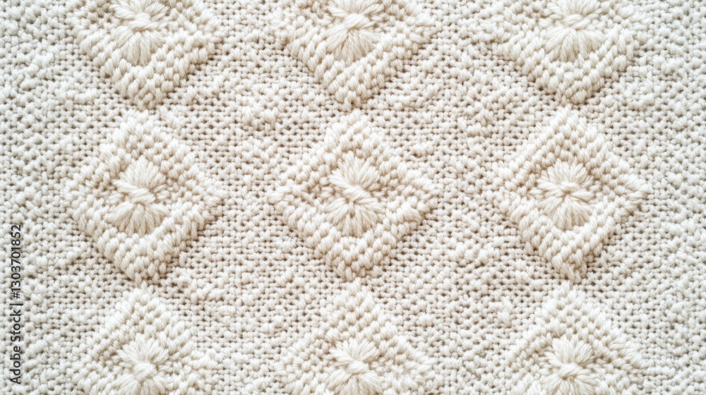 Poster close up view of a patterned diamond textured surface