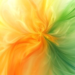Eye catching swirling pattern with golden yellow orange shades