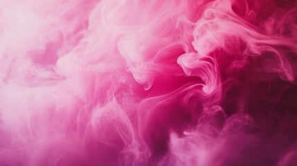 Fototapeta premium Abstract swirling pink smoke background creating a dreamy and ethereal effect