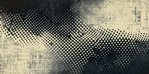 aged newspaper halftone abstract dotted background and texture.