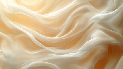 Obraz premium Soft flowing fabric drapes with a gentle gradient of colors