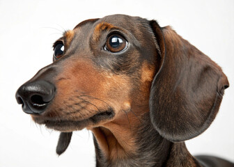 portrait of a dachshund