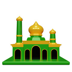 Mosque 3d illustration