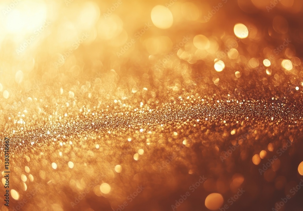 Poster shimmering golden texture with soft glowing lights ideal for backgrounds in various creative project