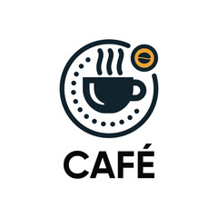 cafe or coffee logo premium design
