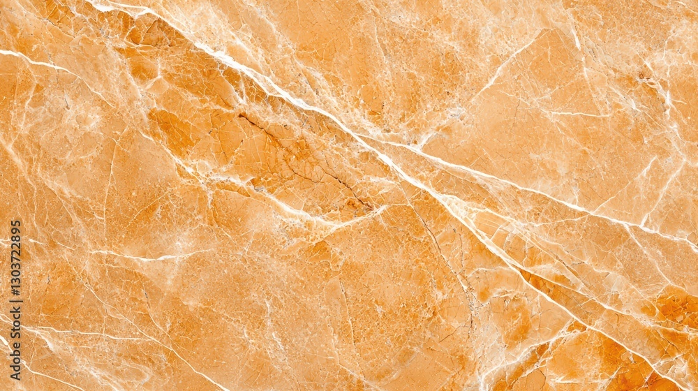 Poster smooth orange marble texture with natural veins and chaotic patterns for background use