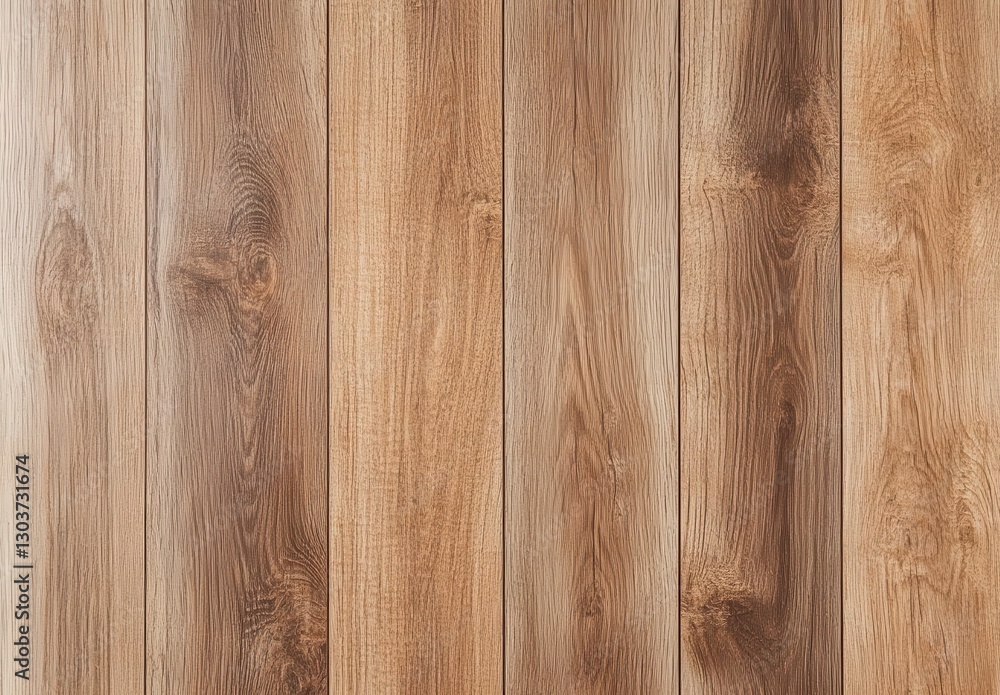 Aufkleber beautifully crafted wooden floor planks with natural grain patterns showing subtle differences in te