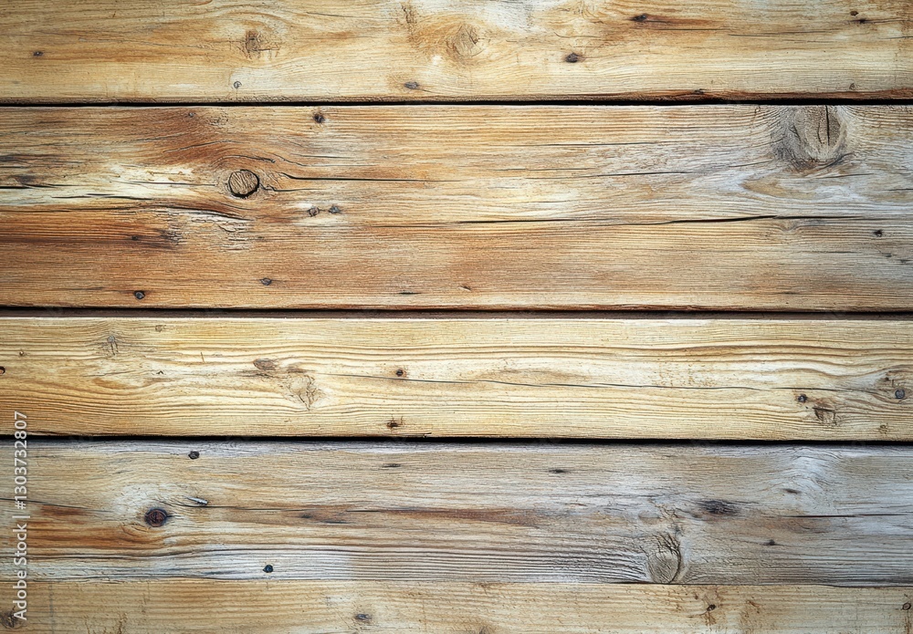 Poster close-up view of rustic wood planks with natural grain patterns and textures perfect for backgrounds
