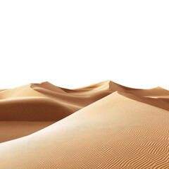 sahara desert morocco, white background