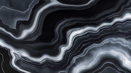 Obraz premium A rough, cracked granite rock surface with a mix of black, white, and gray speckles.