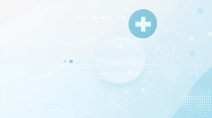 Abstract medical background with plus symbol