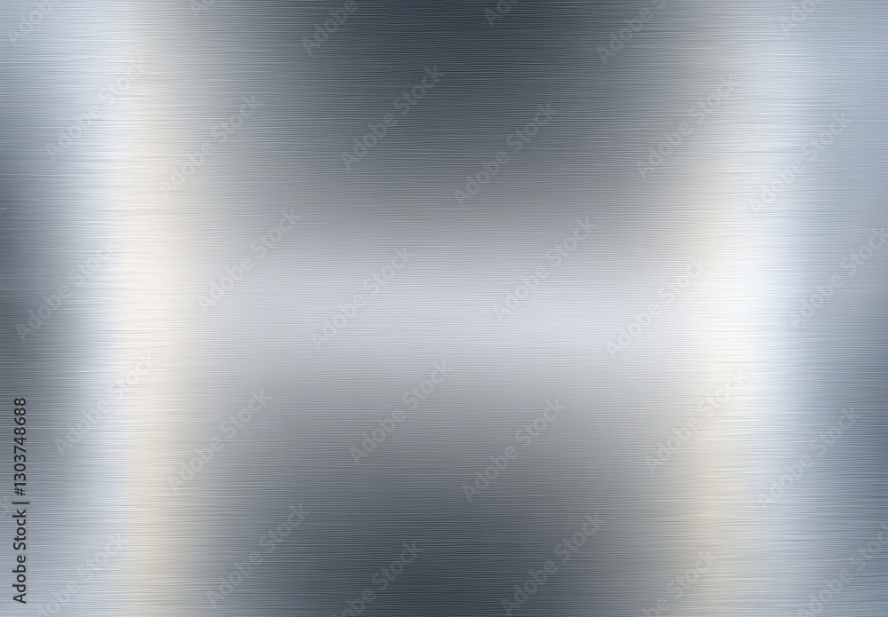 Poster smooth and shiny brushed metal texture background for design, industrial or artistic projects with s