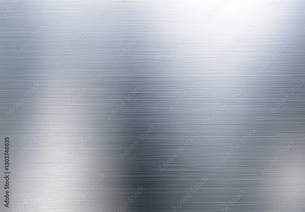 Poster smooth metallic surface with subtle texture and reflective quality for industrial and design project