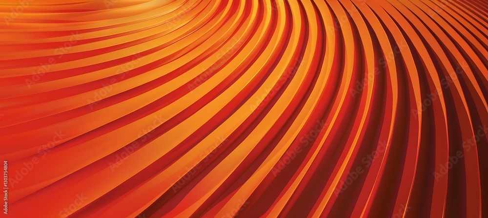 Poster vibrant orange overlapping concentric circles background with a warm and rich color combination