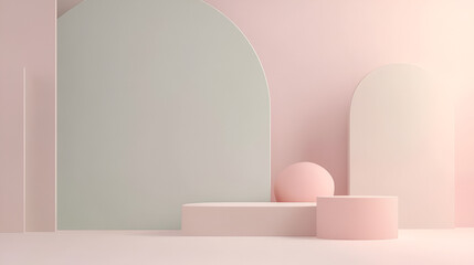 soft pastel shades
