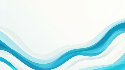 A serene light blue wave design offering a smooth and clean backdrop, ideal for showcasing your text and ideas.