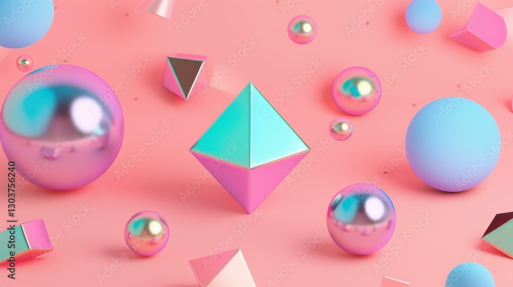 Poster a diverse pack of holographic elements for your design needs. perfect for backgrounds, adding a 3d t