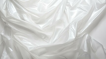 Obraz premium A unique backdrop with textured plastic, sculpted by the breeze, offers a clean and fresh aesthetic for any design.