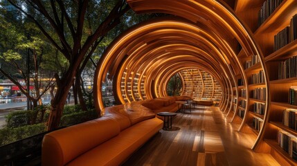 Modern Library Designed Like a Maze: Discover Hidden Reading Alcoves Where Each Turn Reveals Cozy Spaces for Relaxation and Exploration of Literature