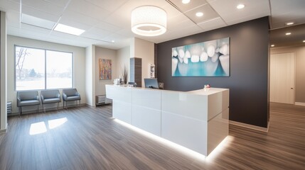 Fototapeta premium Modern Dental Office Reception Area (3)