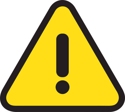 Warning sign Icon Vector