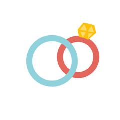 Cute love stickers set