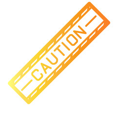 crime Line Gradient Icon