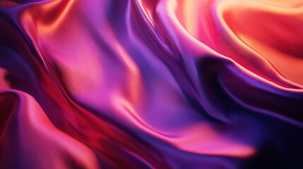 Obraz premium Vibrant Rainbow Silk and Light Effects ,Commercial Background ,LGBTQ+ Pride