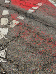 Strassenschäden und Ausbesserungen