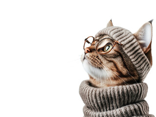 Chic Cat Portrait: Celebrating Unique Feline Personalities Through Fashion, Elegance, and Playful Charm in a Delightful Tribute to Pet Style