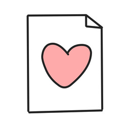 Element set for Valentine's Day