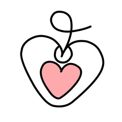 Element set for Valentine's Day