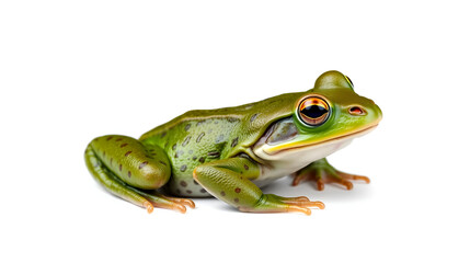 Bullfrog, Isolated on white