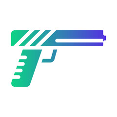 gun Gradient icon
