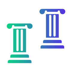 pillar Gradient icon