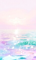 Obraz premium Beautiful ocean Background, generation AI 