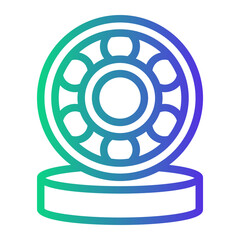 bearing Line Gradient Icon