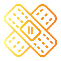 bandage Line Gradient Icon