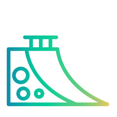 bowl Line Gradient Icon