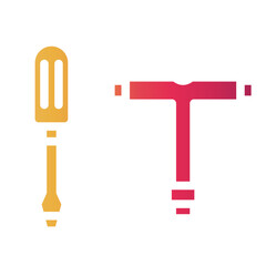 screwdriver Gradient icon