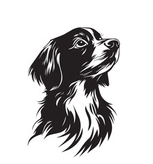 vector illustration of a dog