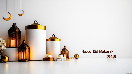 Eid Mubarak Celebration Scene