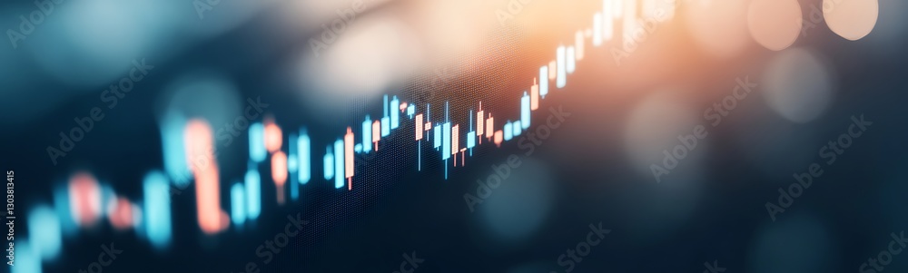 Poster AI-driven hedge fund visualization with a futuristic design, showcasing innovation in finance and technology.
