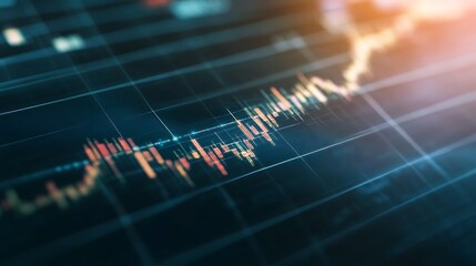 AI-enhanced forex trading image featuring glowing international elements for financial markets.