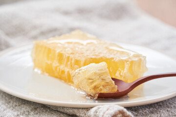 コムハニー（巣蜜）- 天然のはちみつが詰まった栄養価の高い食材