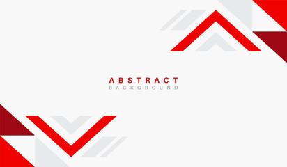 Abstract red background with geometric shapes