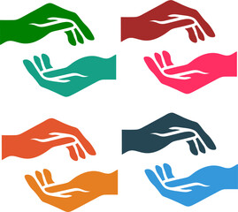 Elegant Open Hands Gesture Symbolizing Giving and Support