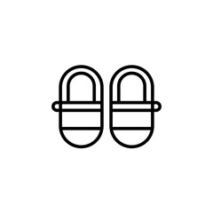 Shoes line icon
