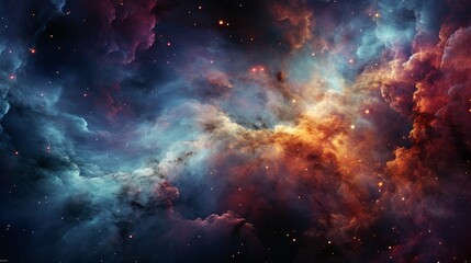 A sentient plasma cloud shifting colors in a galactic storm
